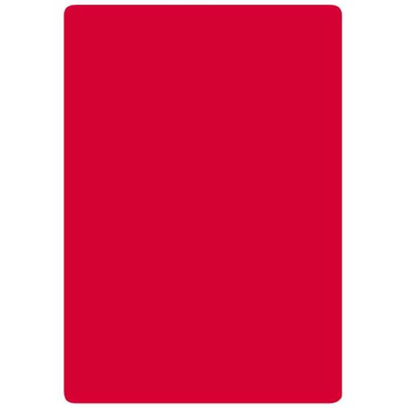 共栄プラスチック 色透明下敷 A4判 NO.1377-R 赤 1個(ご注文単位1個)【直送品】