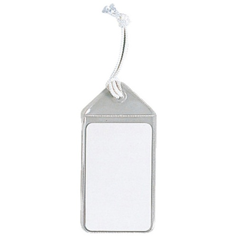 共栄プラスチック ネームタッグ旅行名札5枚入 C-80-5-Cクリア 1個（ご注文単位1個）【直送品】