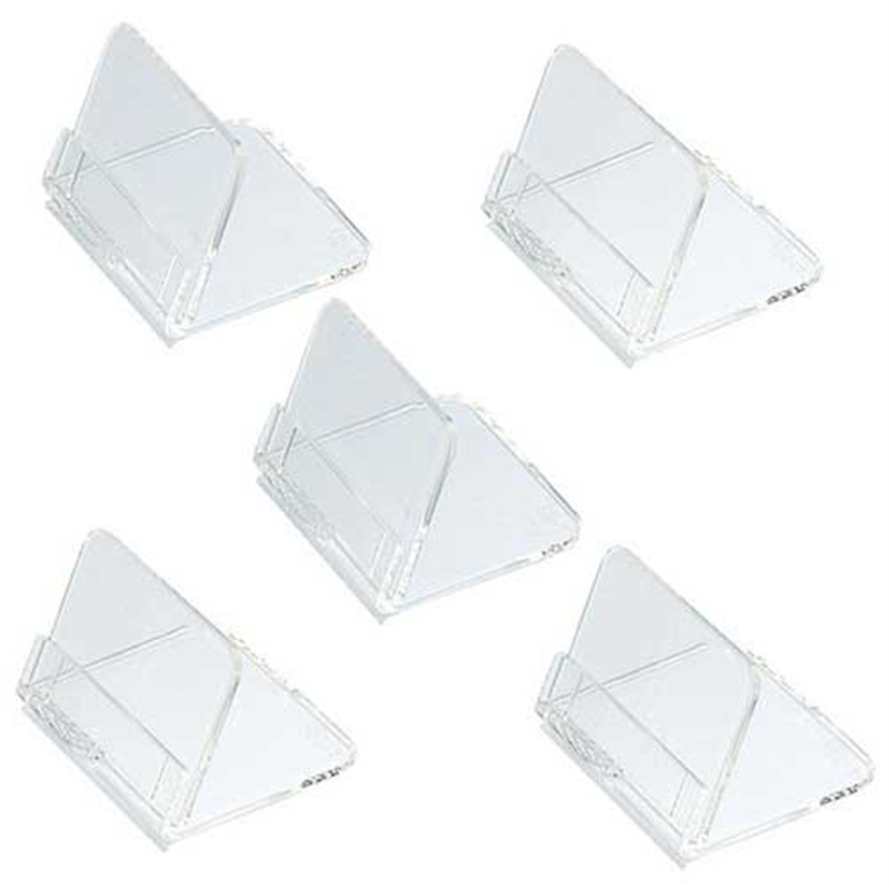 共栄プラスチック メタクリル豆カード立(大)5個入 L-50-5 1箱(ご注文単位1箱)【直送品】