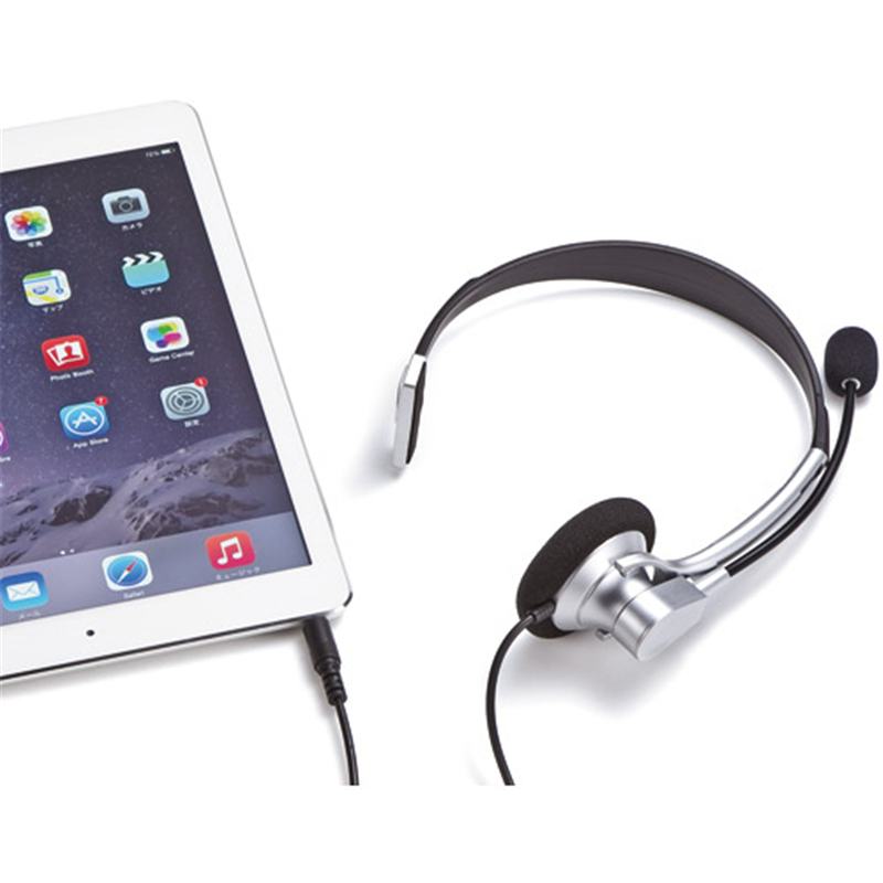 サンワサプライ ヘッドセット MM-HS402SV 1個(ご注文単位1個)【直送品】