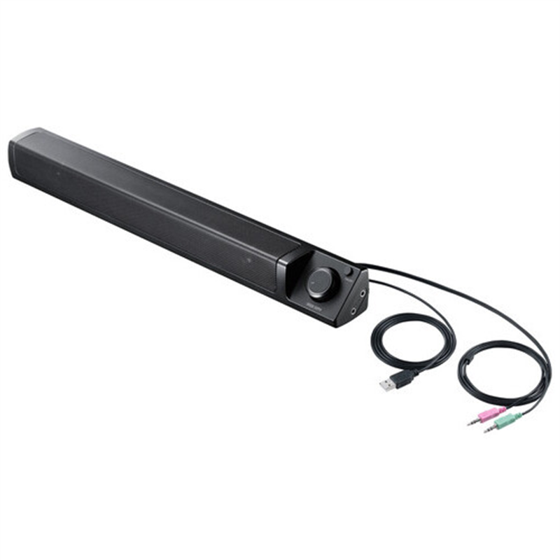 サンワサプライ スリムサウンドバースピーカーMM-SPSBA3 1個（ご注文単位1個）【直送品】