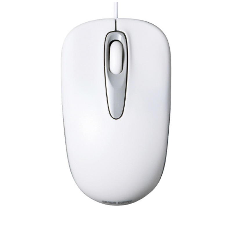 サンワサプライ 有線光学式マウス MA-R115W ホワイト 1個（ご注文単位1個）【直送品】