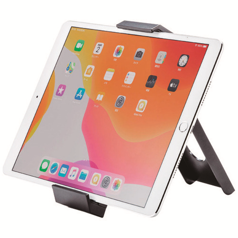 サンワサプライ タブレット三脚取付けホルダーPDA-TABH9BK 1個（ご注文単位1個）【直送品】