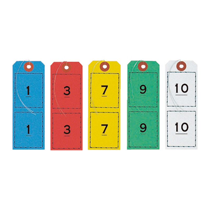 オープン工業 連番荷札 BF-105 1個(ご注文単位1個)【直送品】