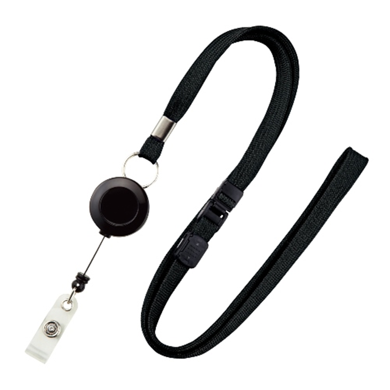 オープン工業 リールストラップ1本黒NB-79-1P-BK 1個（ご注文単位1個）【直送品】