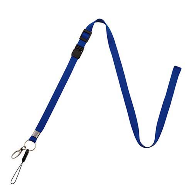 オープン工業 名札用ロングストラップ 青 NB-208-BU 1個（ご注文単位1個）【直送品】