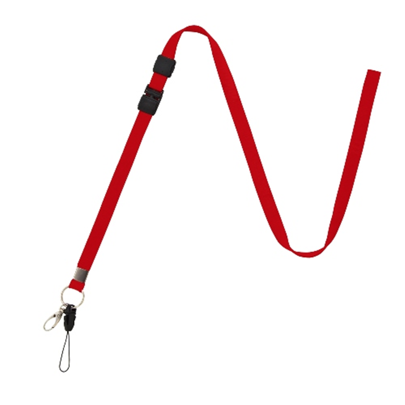 オープン工業 名札用ロングストラップ 赤 NB-208-RD 1個（ご注文単位1個）【直送品】