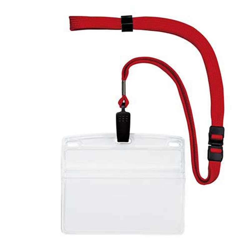 オープン工業 吊下げ名札 ソフト横特大 NL-21-RD 10枚 赤 1個（ご注文単位1個）【直送品】