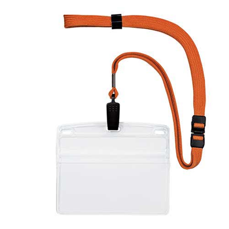 オープン工業 吊下げ名札ソフト横特大NL-21-RG 10枚 橙 1個（ご注文単位1個）【直送品】