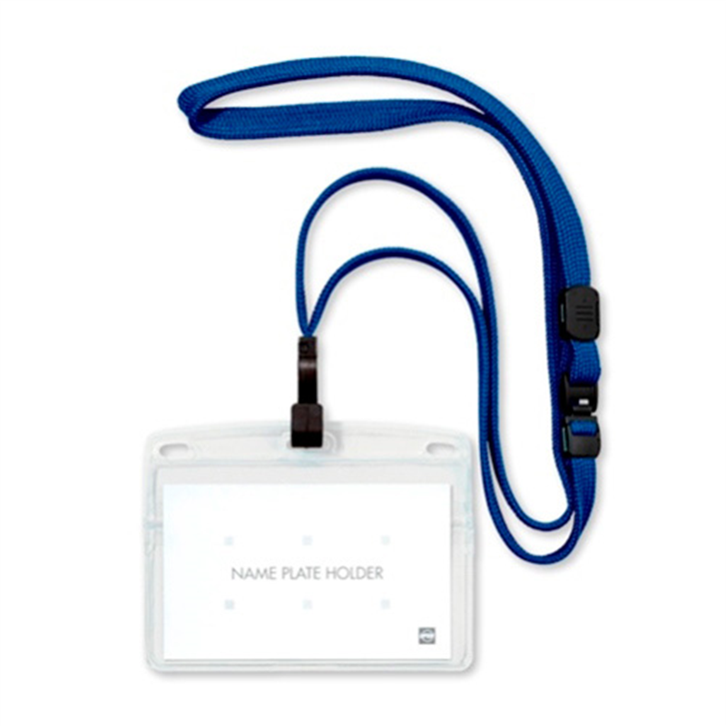 オープン工業 吊り下げ名札 フック式名刺 10枚 NL-22-BU 1個（ご注文単位1個）【直送品】