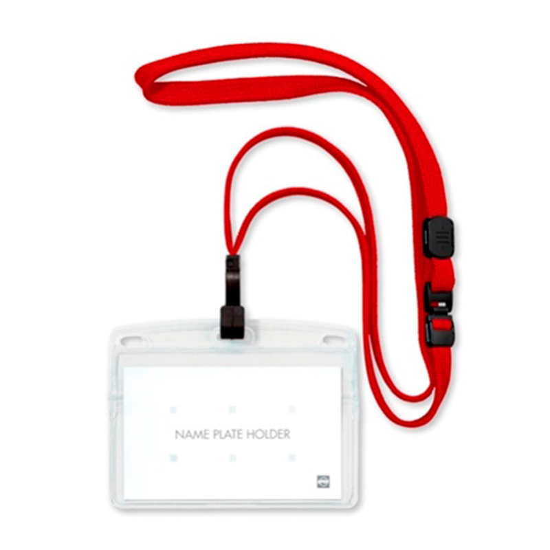 オープン工業 吊り下げ名札 フック式名刺 10枚 NL-22-RD 1個（ご注文単位1個）【直送品】