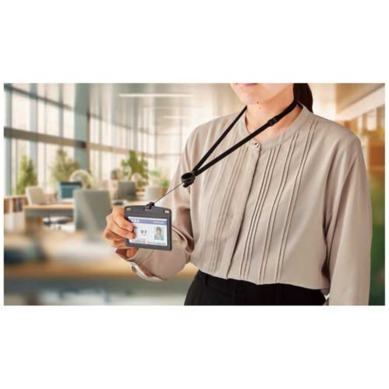 オープン工業 吊り下げ名札NL-25P-BK 1個（ご注文単位1個）【直送品】