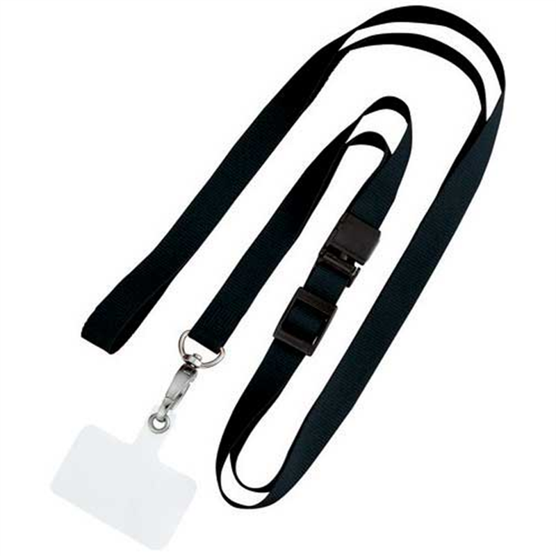 オープン工業 ロングストラップNX-208P-BK 1個（ご注文単位1個）【直送品】