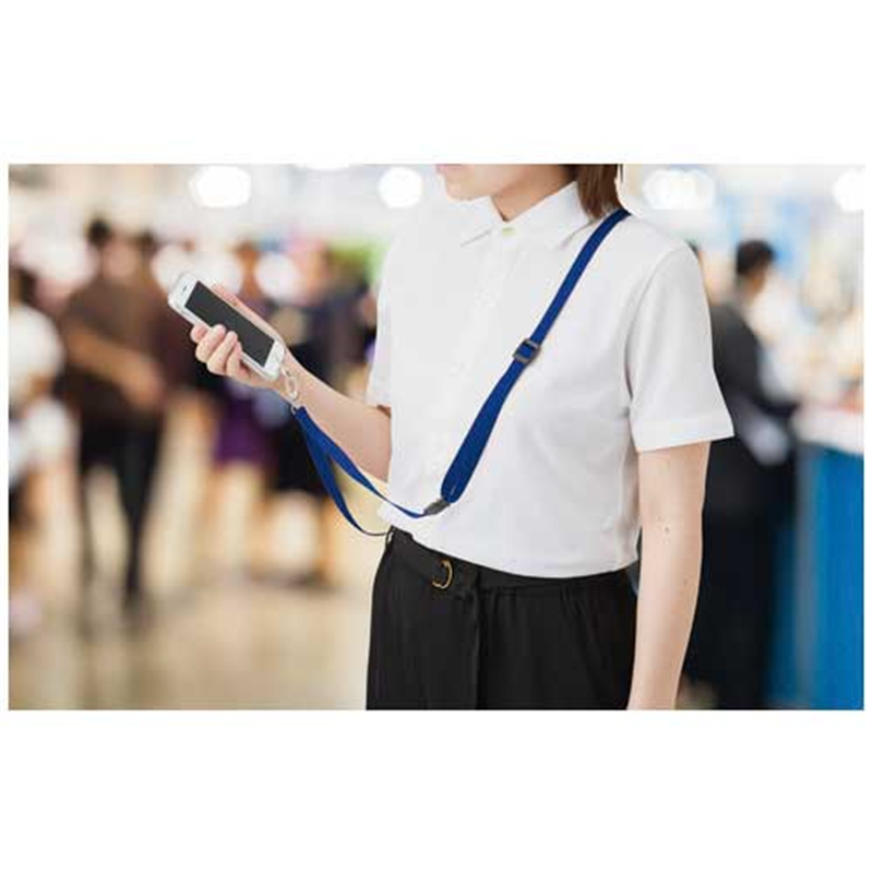 オープン工業 ロングストラップNX-208P-BK 1個（ご注文単位1個）【直送品】