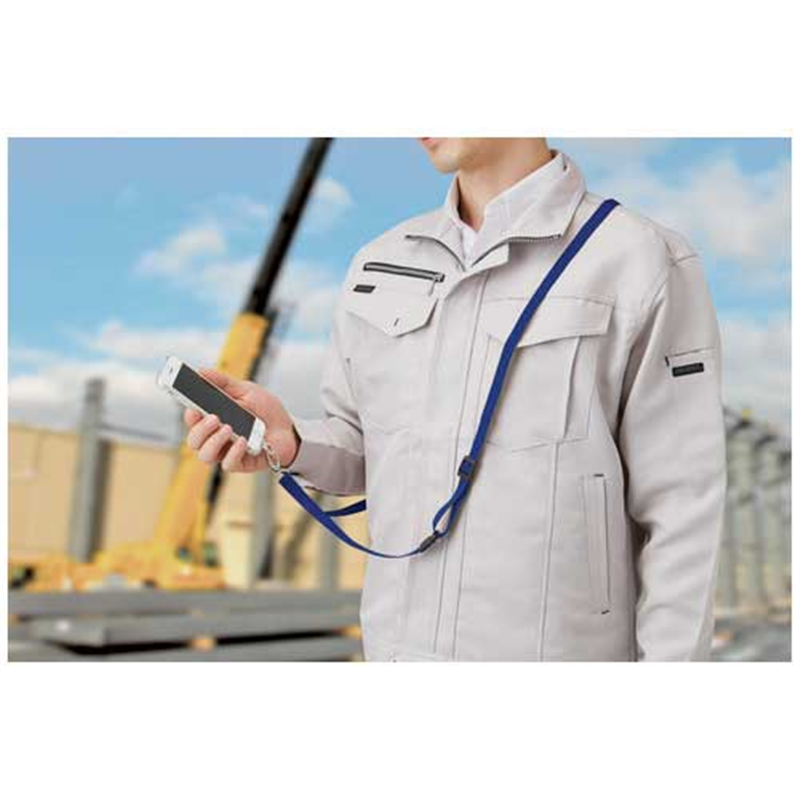 オープン工業 ロングストラップNX-208P-BU 1個（ご注文単位1個）【直送品】