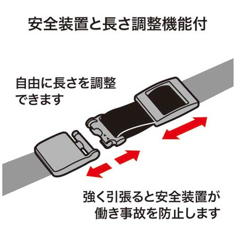 オープン工業 ロングストラップNX-208P-BU 1個（ご注文単位1個）【直送品】