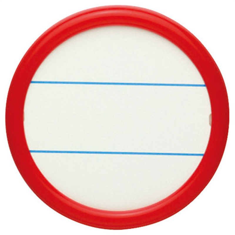 ソニック 丸型名札 NF-15-R 両用 大 赤 1個（ご注文単位1個）【直送品】