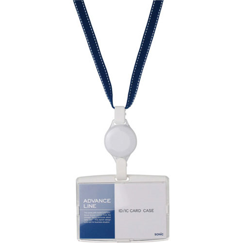 ソニック 吊下げ名札リールハード AL-894-B ブルー 1個（ご注文単位1個）【直送品】