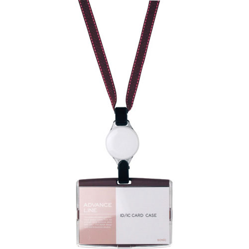 ソニック 吊下げ名札リールハード AL-894-BRブラウン 1個（ご注文単位1個）【直送品】