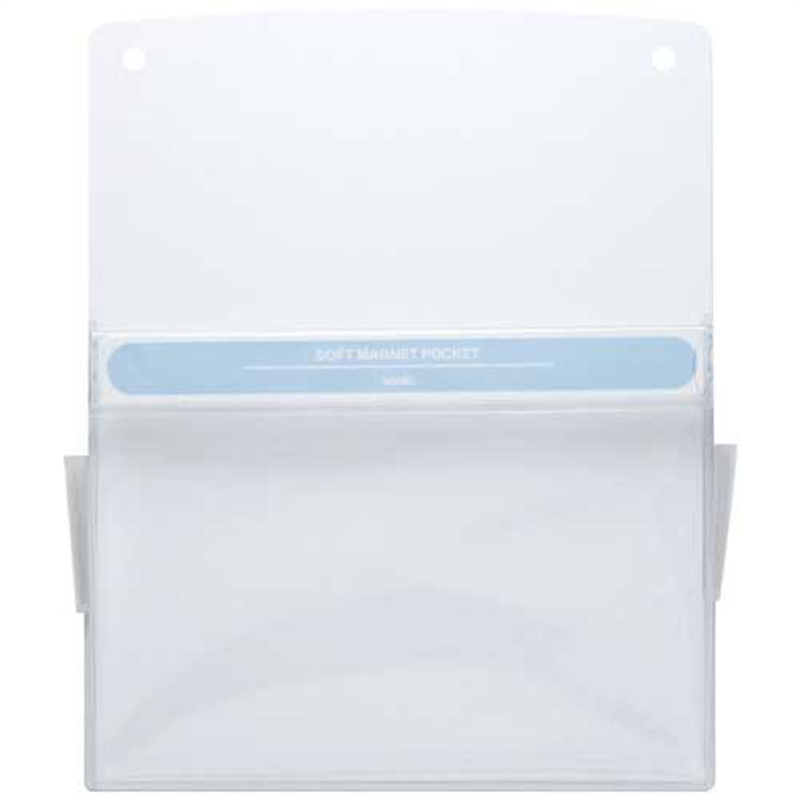 ソニック ソフトマグネットポケット 白 A4 MP-358-W 1個（ご注文単位1個）【直送品】