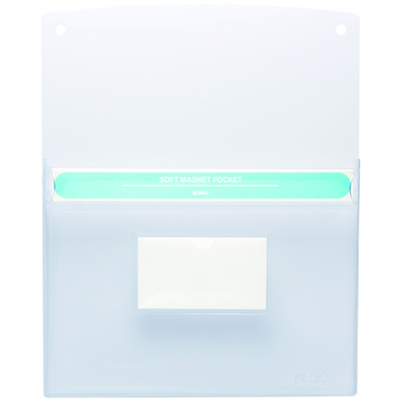 ソニック ソフトマグネットポケットA4カードホルダ付 1個（ご注文単位1個）【直送品】