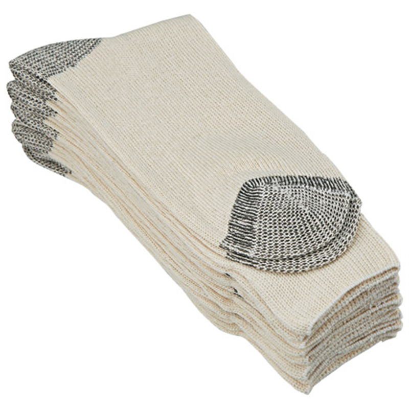 アトム 純綿靴下 BP2320 生成先丸 5足組 1個（ご注文単位1個）【直送品】