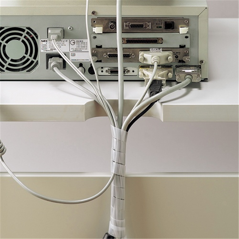 オーム電機 スパイラルチューブ 1.5m DZ-SR13Z/W 1個(ご注文単位1個)【直送品】