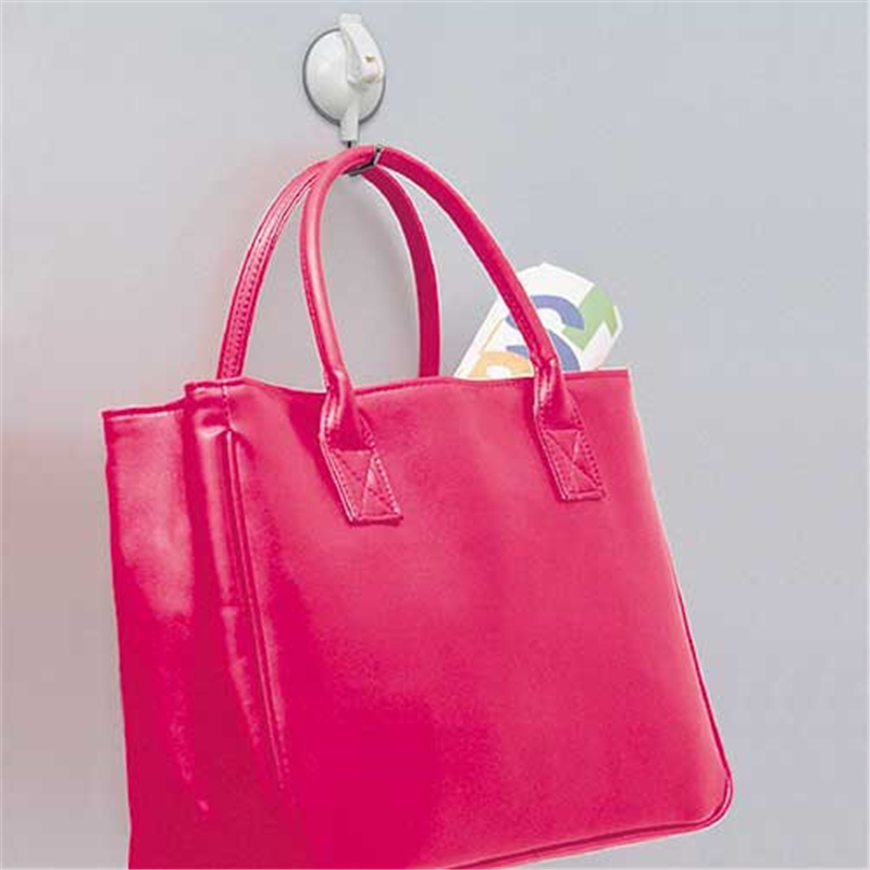 オート レバー式吸盤フック(小) 白2kg QHC-10 1個（ご注文単位1個）【直送品】