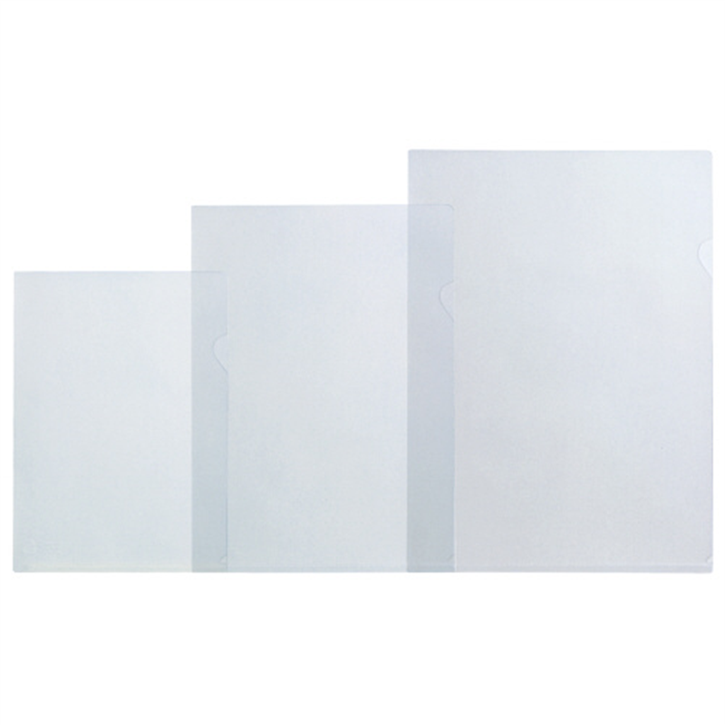 キングジム クリアーホルダー厚口 735RD10 A4 乳白10枚 1個(ご注文単位1個)【直送品】