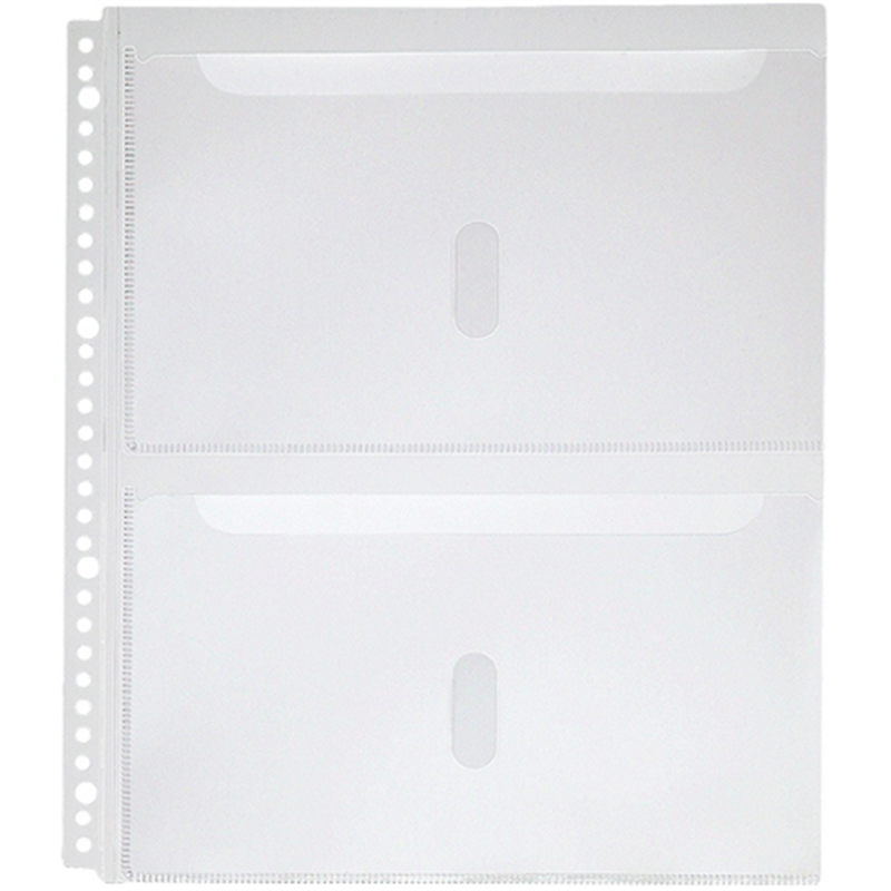 キングジム 取扱説明書ファイルポケットA4S2段2630PA 1個(ご注文単位1個)【直送品】