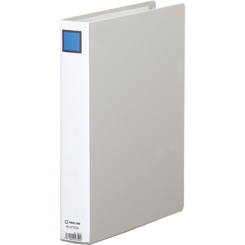 キングジム キングファイルG 973GX A4S 30mm グレー 1個(ご注文単位1個)【直送品】