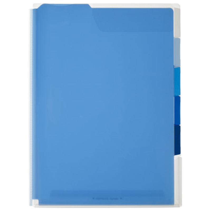 キングジム スーパーハードホルダー5山 766T-B 1個（ご注文単位1個）【直送品】