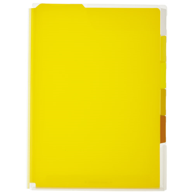 キングジム スーパーハードホルダー5山 766T-Y 1個（ご注文単位1個）【直送品】