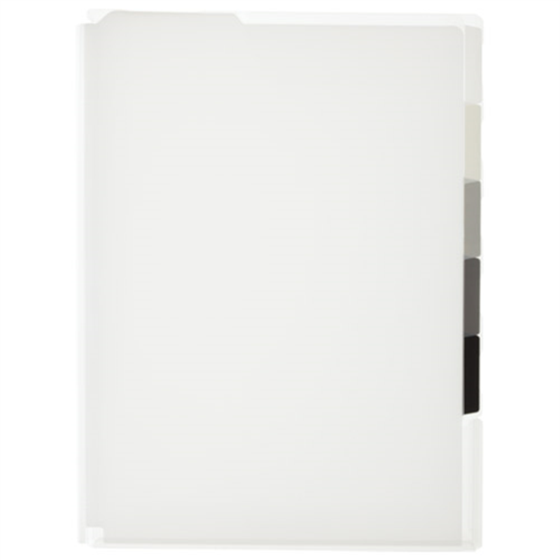 キングジム スーパーハードホルダー5山 766T-W 1個（ご注文単位1個）【直送品】