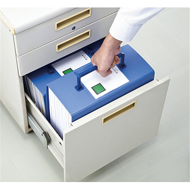 キングジム スーパードッチファイル 3513 特厚130mm 青 1個（ご注文単位1個）【直送品】