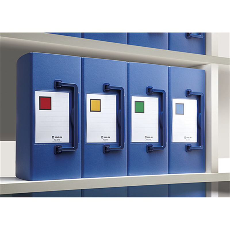 キングジム スーパードッチファイル 3513 特厚130mm 青 1個（ご注文単位1個）【直送品】