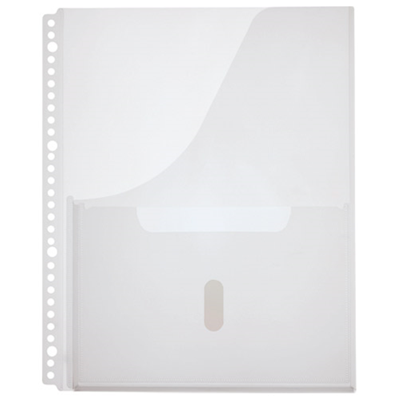 キングジム 取扱説明書ファイル用ポケット30穴 2630PB 1個(ご注文単位1個)【直送品】