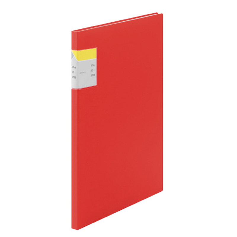 キングジム クリアファイルカキコA4S 20P 8632-R 1個（ご注文単位1個）【直送品】