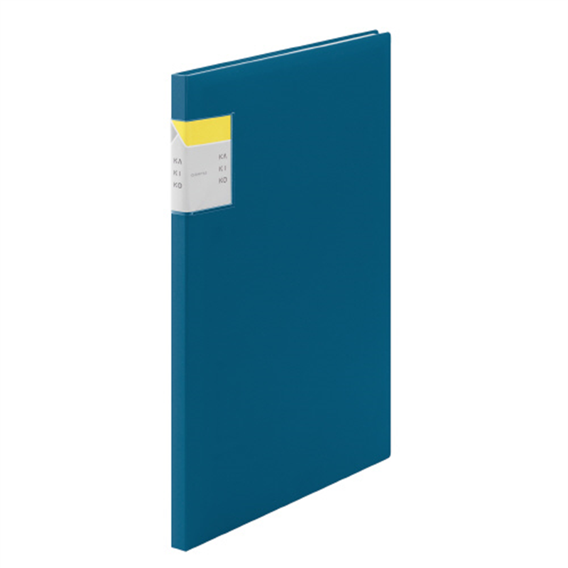 キングジム クリアファイルカキコA4S 20P 8632-NV 1個（ご注文単位1個）【直送品】