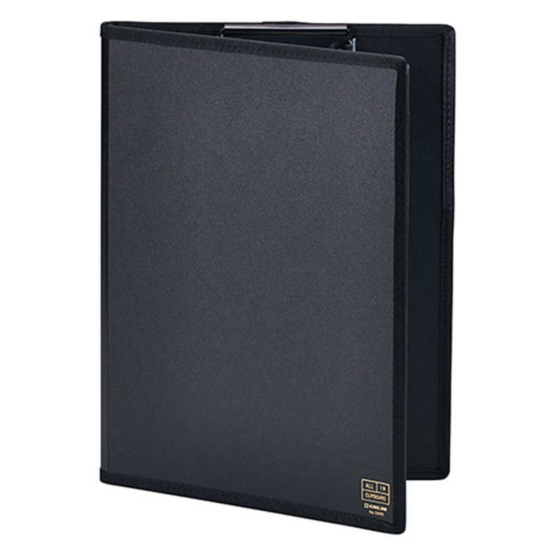 キングジム オールインクリップボード カバー付5995-BK 1個（ご注文単位1個）【直送品】
