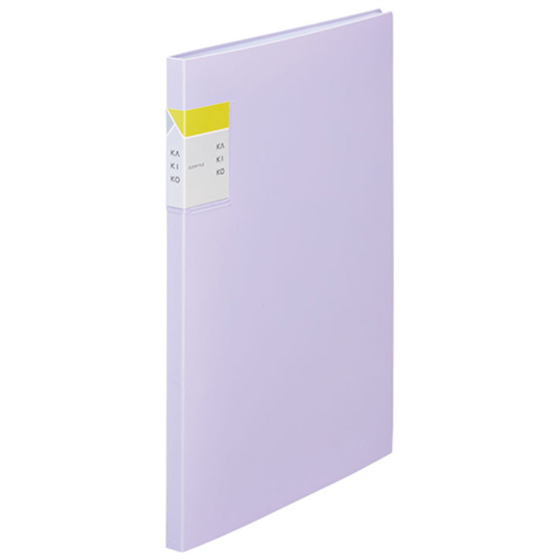 キングジム クリアファイルカキコA4S 20P 8632-LA 1個（ご注文単位1個）【直送品】