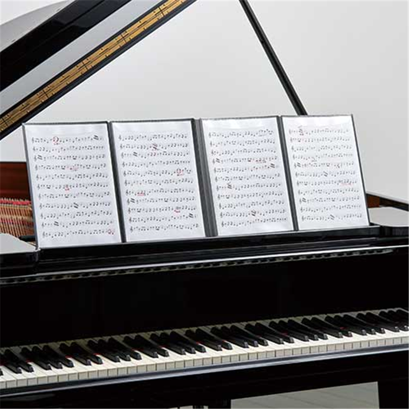 キングジム カキコ 楽譜ホルダー 4P 8645-BK 1個（ご注文単位1個）【直送品】