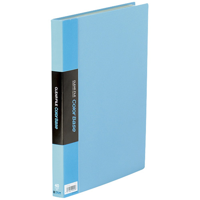 キングジム クリアーファイル 40P 132CW A4S 空 1個（ご注文単位1個）【直送品】