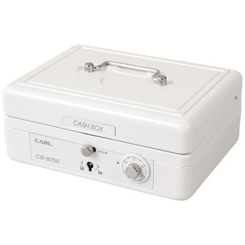 カール事務器 キャッシュボックス A6 ホワイトCB-8250-W 1個（ご注文単位1個）【直送品】