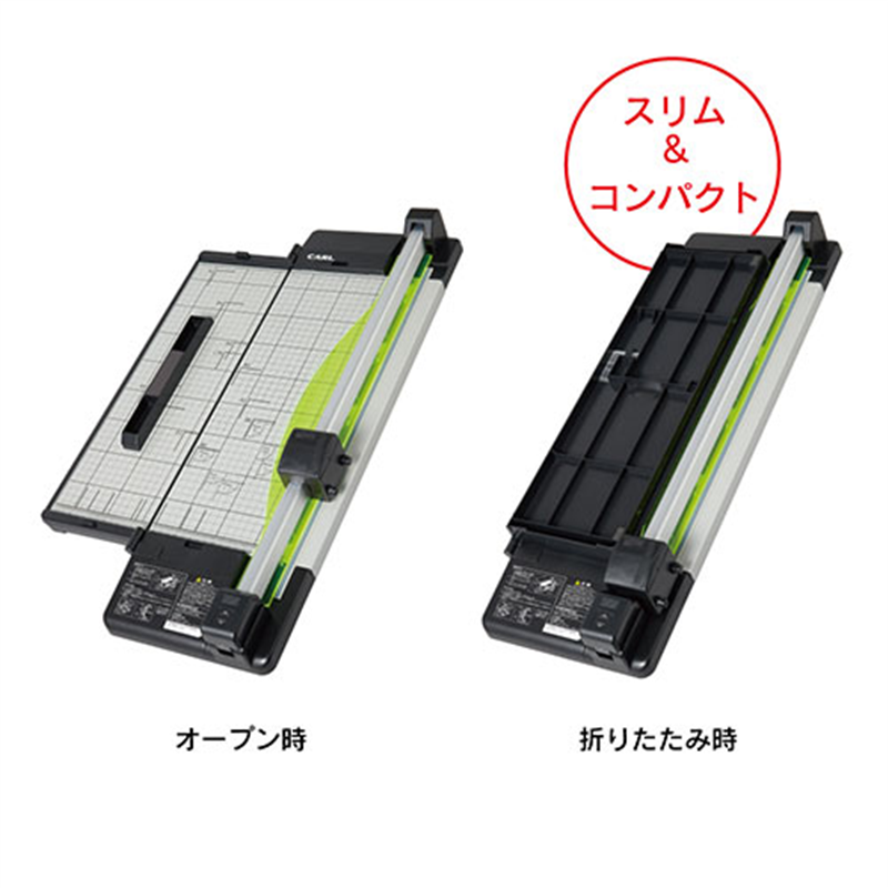 カール事務器 ディスクカッタースリム DC-F5300-K 1個(ご注文単位1個)【直送品】