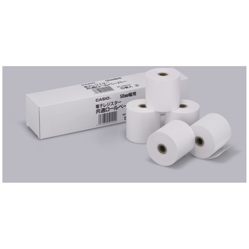 カシオ計算機 ロールペーパー RP?5860×5 1個（ご注文単位1個）【直送品】