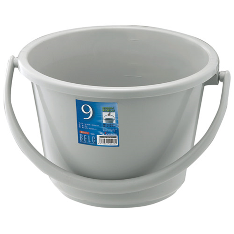 リス ベルクバケツ 9WB 本体 Lグレー GBEC212 1個(ご注文単位1個)【直送品】