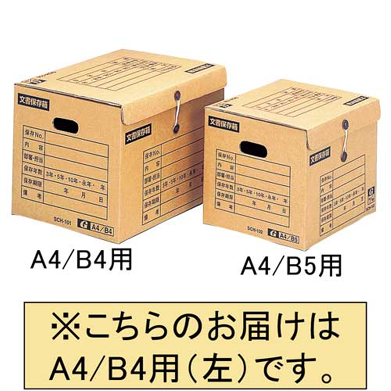 ゼネラル イージーストック文書保存箱 SCH101 1個（ご注文単位1個）【直送品】