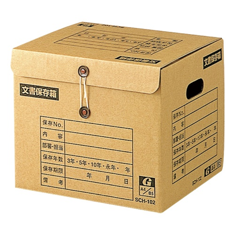 ゼネラル イージーストック文書保存箱 SCH102 1個（ご注文単位1個）【直送品】