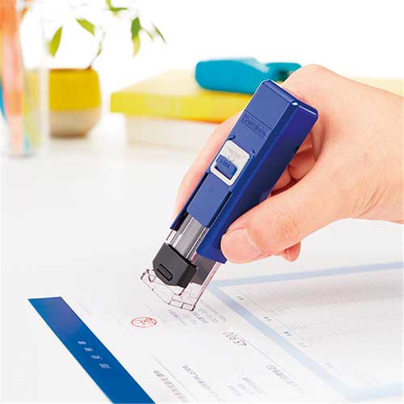 シヤチハタ ハンコベンリN 印鑑ホルダーCPHN-A1 ブルー 1個(ご注文単位1個)【直送品】